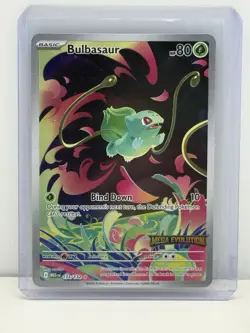 2025 Pokemon Bulbasaur - (Mega Evolution Stamped) 133/132 - Enhanced Box Topper - Image 1