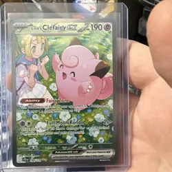 Pokemon Lillie's Clefairy ex 184/159 Journey Together Special Illustration Rare* - Image 1
