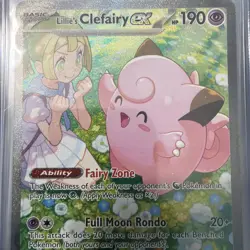 Pokemon Lillie's Clefairy ex 184/159 Journey Together Special Illustration Rare* - Image 4