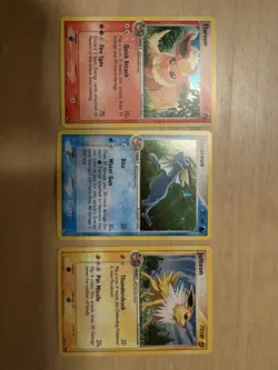 Pokemon Tcg Pop 3 Series, Jolteon, Vaporeon And Flareon - Image 1