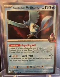 Pokemon: Team Rocket's Articuno (Destined Rivals Stamp) Best Buy Promo 051/182 - Image 1