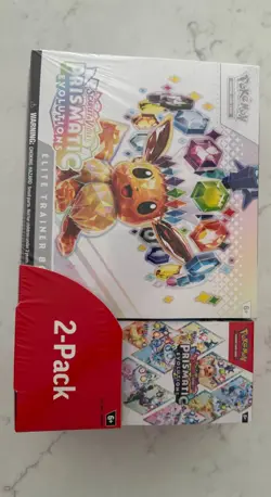 Pokemon TCG PRISMATIC EVOLUTIONS Costco Bundle ETB + BOOSTER BUNDLE ✅ FREE SHIP - Image 1