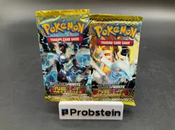Pokemon Black & White Next Destinies 2x Sealed Booster Packs Reshiram/Zekrom Art - Image 1