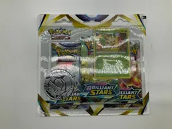 Lot of (15) Sealed Pokemon TCG Brilliant Stars 3-Pack Blister Leafeon - Image 2