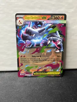 Pokemon TCG Phantasmal Flames Mega Charizard X ex #013 Double Rare Holo - Image 1