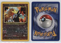 Entei Holo Pokemon WOTC Black Star #34 1999 - Image 3