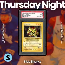 1999 POKEMON WIZARDS BLACK STAR PROMOS #2 ELECTABUZZ MOVIE PROMO PSA 9 - Image 1