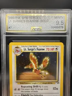 Pokemon TCG Lt. Surge's Fearow 1st Edition Holo Rare Gym Heroes - Image 3