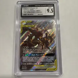 CGC 9.5 - Umbreon & Darkrai GX SM241 Promo - Pokemon Tag Team Powers Collection - Image 1