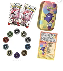 Pokemon TCG 151 Mini Tin Collection 10 Pack Sams Club - Image 3
