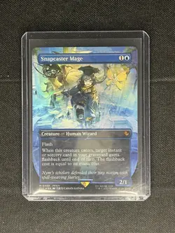 Snapcaster Mage (Borderless) Chocobo Track Foil - Final Fantasy MTG FIC 0469 NM - Image 1
