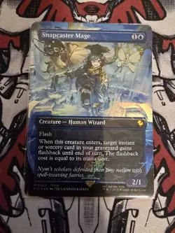 Snapcaster Mage Borderless Chocobo Track FOIL Final Fantasy Foil MTG Magic #0469 - Image 3