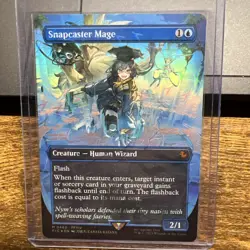 Snapcaster Mage (Borderless) Chocobo Track Foil - Final Fantasy MTG FIC 0469 NM - Image 1