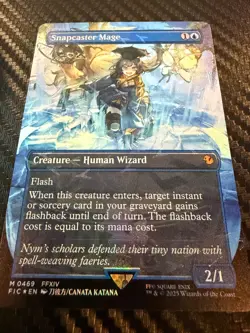 Snapcaster Mage 0469 Magic The Gathering Final Fantasy Borderless Chocobo Tracks - Image 2