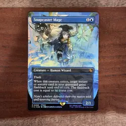 Snapcaster Mage (Borderless) Chocobo Track Foil - Final Fantasy MTG FIC 0469 NM - Image 1