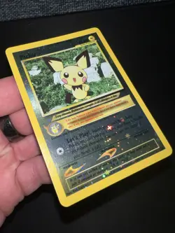 Pokemon Pichu TCG Reverse Holo Card 35 WOTC Promo NM Black Star Promo - Image 3