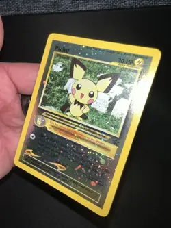 Pokemon Pichu TCG Reverse Holo Card 35 WOTC Promo NM Black Star Promo - Image 5