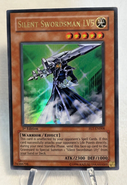 Yugioh Silent Swordsman LV5 FET-EN008 1st Edition Ultra Rare NP! - Image 1