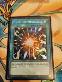 Yugioh Super Polymerization BLMR-EN089 Secret Rare 1st Ed NM - Image 1