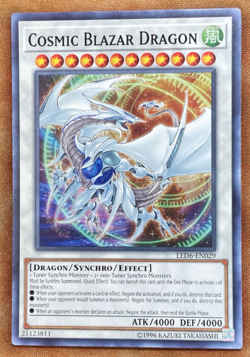 1x Yu-Gi-Oh! Cosmic Blazar Dragon - LED6-EN029 - Common - Unlimited Edition - NM - Image 1