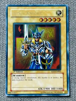 Yu-Gi-Oh! Jack's Knight Ultimate Rare 1st Edition x3 EEN-EN005 - Image 2