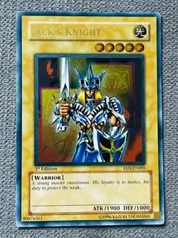 Yu-Gi-Oh! Jack's Knight Ultimate Rare 1st Edition x3 EEN-EN005 - Image 3