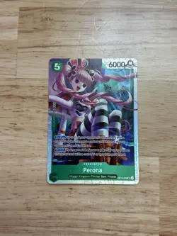 One Piece CCG Perona The Azure Sea's Seven SR Foil OP14-033 English - Image 2