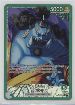2025 One Piece Card Game: A Fist of Divine Speed OP11 L (Alt Art) Jinbe - Image 1
