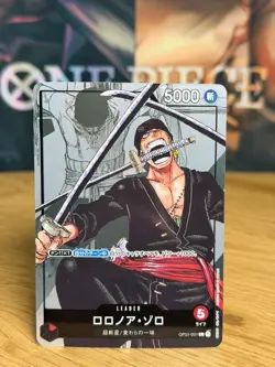 Roronoa Zoro OP01-001 One Piece TCG JAPANESSE FREE WORLDWIDE SHIPPING - Image 1