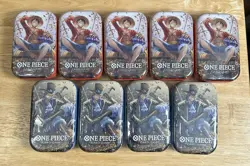 One Piece Tin Pack Set Vol.2 x9 Sealed English - Image 1
