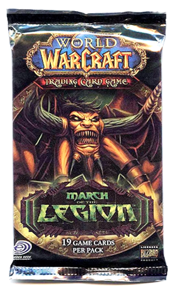 Warcraft * March of the Legion * Booster Pack WOW Robotic Homing Chicken LootU - Image 1