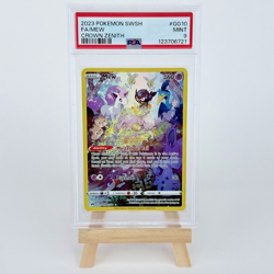 Pokemon Mew TCG Ultra Rare Card GG10/GG70 Crown Zenith Galarian Gallery PSA 9 - Image 1