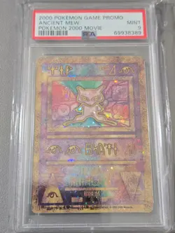 2000 POKEMON Ancient Mew Movie Game Promo PSA MINT 9 - Image 1