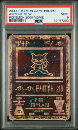 2000 POKEMON GAME MOVIE POKEMON 2000 MOVIE ANCIENT MEW PSA 9 - Image 1