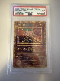 2000 POKEMON GAME MOVIE POKEMON 2000 MOVIE ANCIENT MEW PSA 9 - Image 1