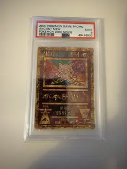 2000 POKEMON GAME MOVIE POKEMON 2000 MOVIE ANCIENT MEW PSA 9 - Image 3