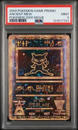2000 POKEMON GAME MOVIE POKEMON 2000 MOVIE ANCIENT MEW PSA 9 - Image 1