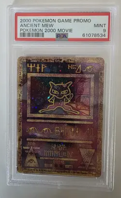 2000 Pokemon Game Promo Ancient Mew 2000 Movie PSA 9 - Image 1