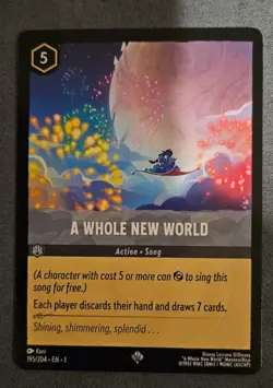 Disney Lorcana TCG the First Chapter: A Whole New World Regular Card 195/204 - Image 1