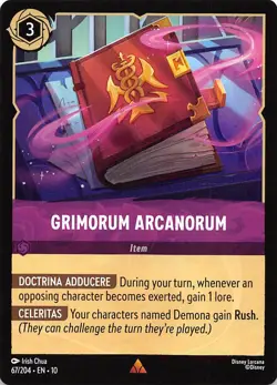 Grimorum Arcanorum 67/204 Whispers in the Well Disney Lorcana - Image 1