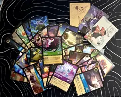 Disney Lorcana 30 Card Lots- All Rare, Super Rare + Legendary - Image 1
