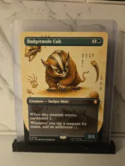 MTG Borderless Badgermole Cub x1 Mythic Avatar: The Last Airbender NM Low S&H - Image 1
