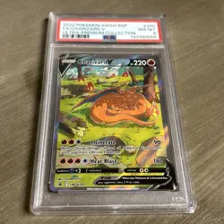 2022 POKEMON SWSH BLACK STAR PROMO #260 FULL ART/CHARIZARD V PSA 9 NM-MT - Image 2
