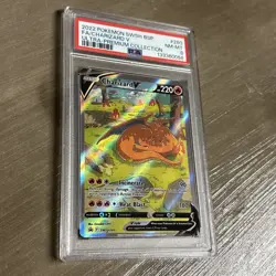2022 POKEMON SWSH BLACK STAR PROMO #260 FULL ART/CHARIZARD V PSA 9 NM-MT - Image 3