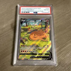 2022 POKEMON SWSH BLACK STAR PROMO #260 FULL ART/CHARIZARD V PSA 9 NM-MT - Image 5