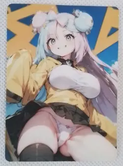 Iono Pokemon Lewd Anime Doujin Waifu Double Sided Card AGC CCG - Image 1