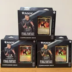 Magic The Gathering Final Fantasy VII 7 Commander Deck Limit Break 1 Deck - Image 1