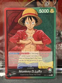 One Piece Card Game - Monkey.D.Luffy (Demo Deck) OP01-003 NM - Image 2