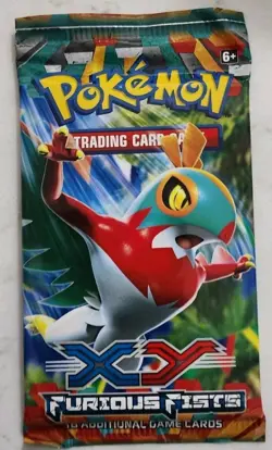 XY Furious Fists Pokemon Booster Card - Pack New Sealed! 820650118982 - Image 2
