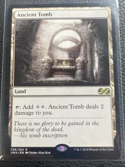 Magic The Gathering MTG Ancient Tomb #236/254 R Ultimate Masters Non-Foil NM/M - Image 1